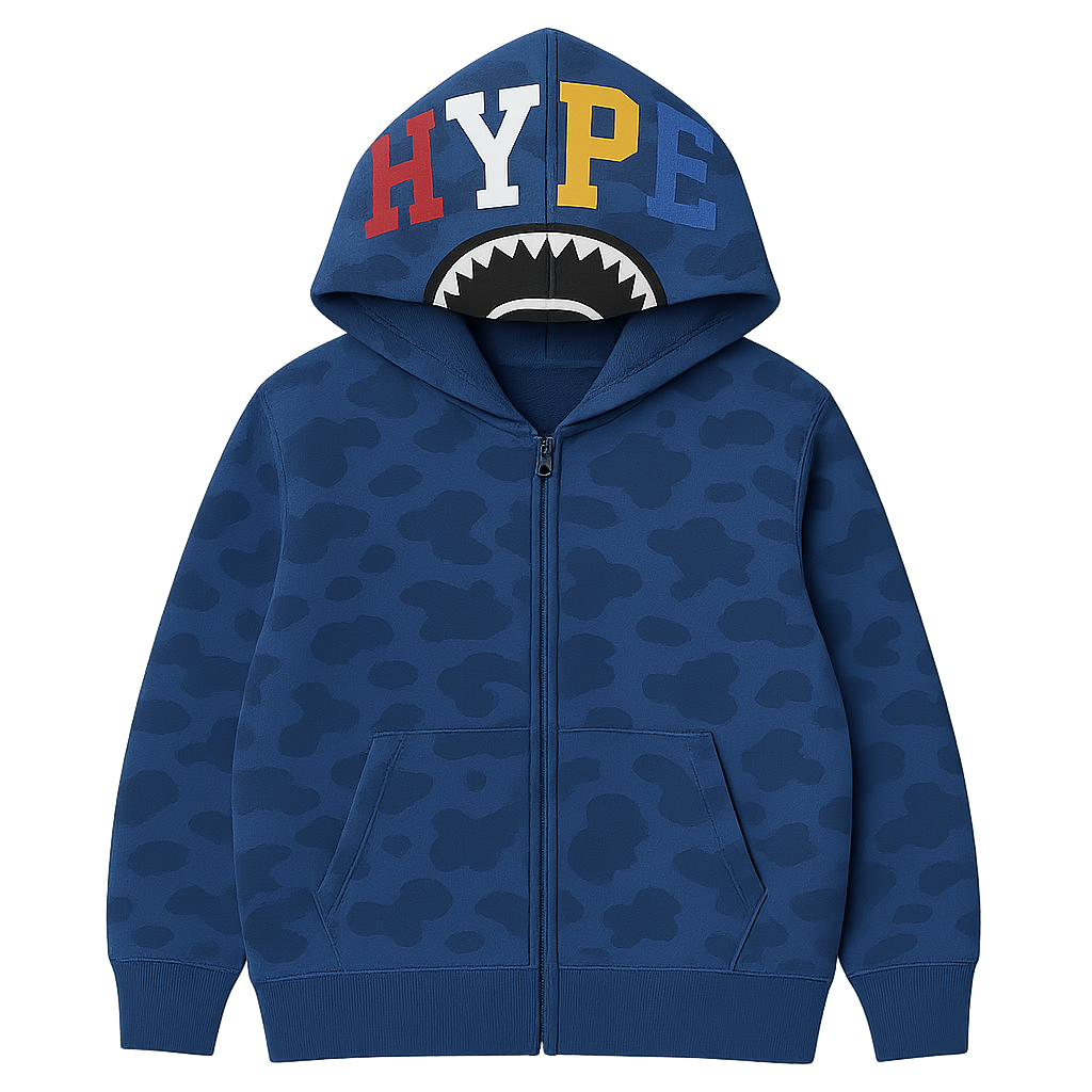 Baaype Hoodie Blue